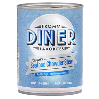 Fromm Diner Favorites Skipper's Seafood Chowder Stew Wet Dog Food
