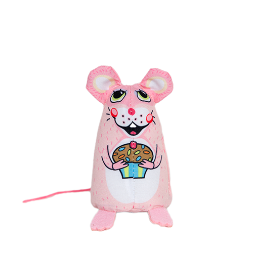 Sweet Baby Mice Cupcake Mouse Cat Toy