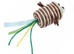 Bud-Weaving Rope Roll With Eyes Toy For Cats