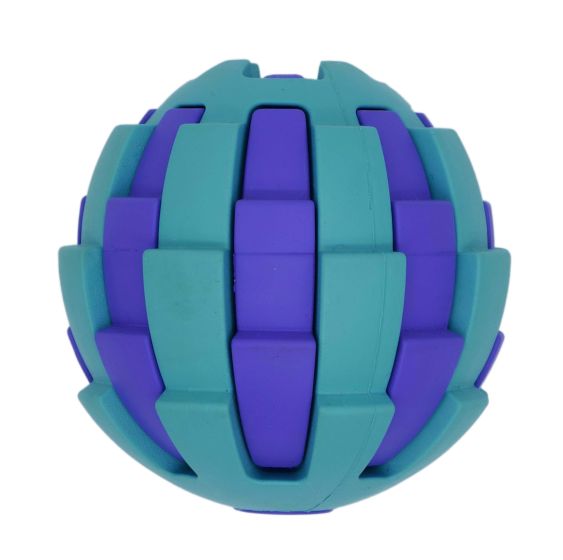 Bud-Z Blue Rubber Astro Ball With Treat Hole Toy For Dogs