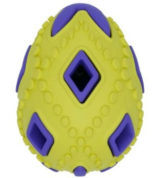 Bud-Z Yellow Rubber Astro Egg Treat Toy For Dogs