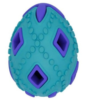 Bud-Z Blue Rubber Astro Egg Treat Toy For Dogs