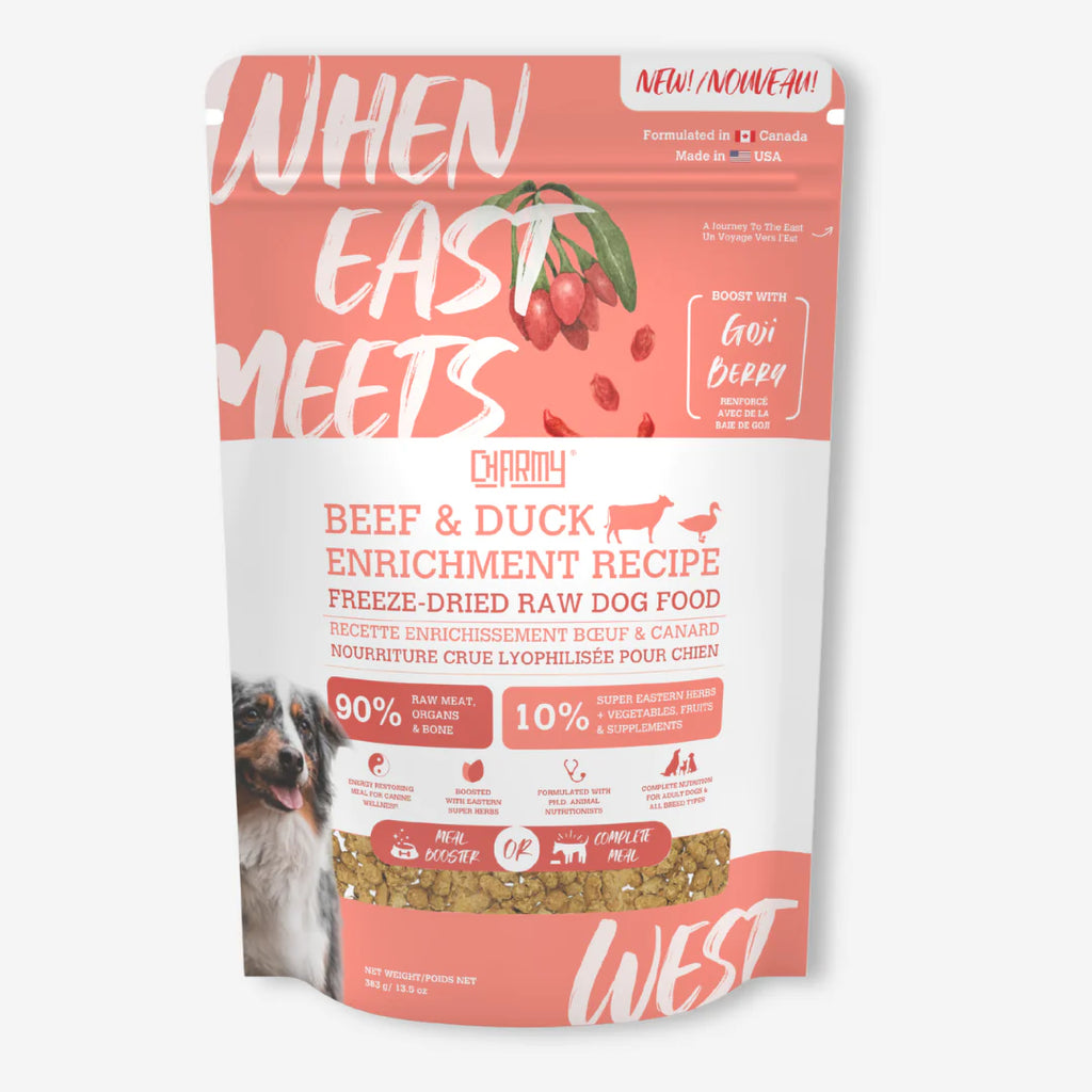 Charmy When East Meets West Beef & Duck Herbal Freeze Dried Raw Dog Food