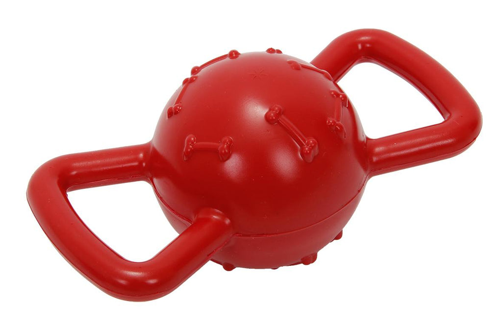 Bud-Z Rubber Ball with Tug Handles For Dogs