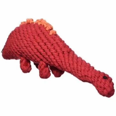 Stegosaurus Jumbo Rope Dog Toy by Jax and Bones