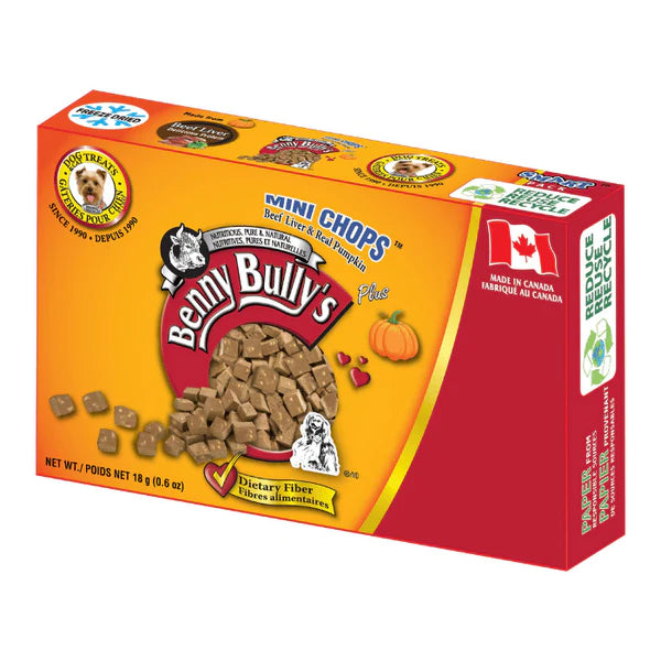 Benny Bully’s Beef Liver and Pumpkin Smart Packs Dog Treats