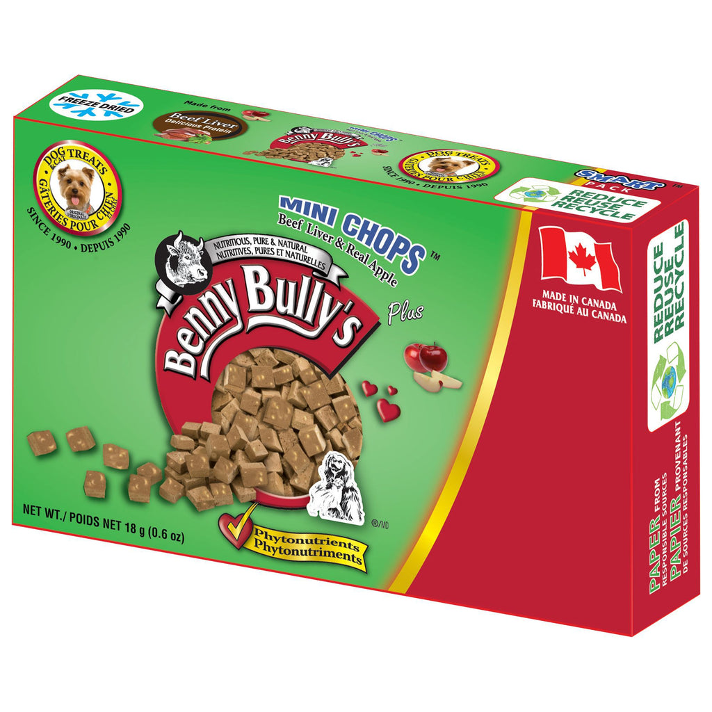 Benny Bully’s Beef Liver and Apple Smart Packs Dog Treats