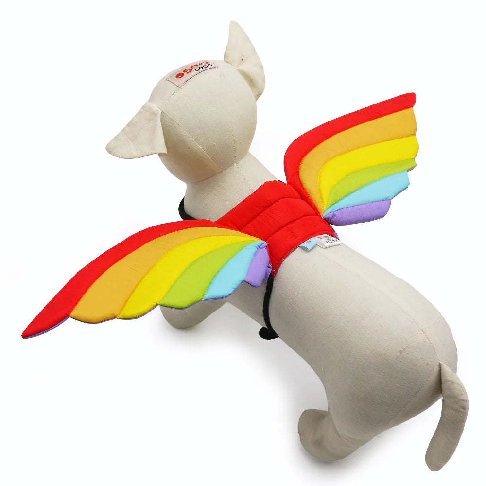 Rainbow Wings Halloween Costume for Dogs