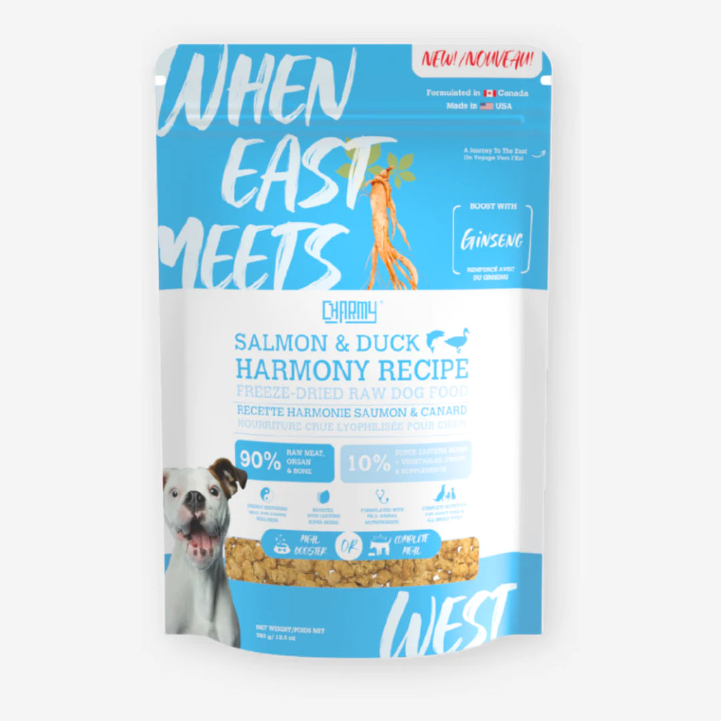 Charmy When East Meets West Salmon & Duck Herbal Freeze Dried Raw Dog Food