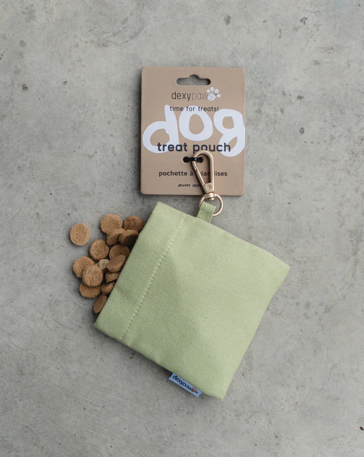 Dexy Paws Sage Green Treat Pouch