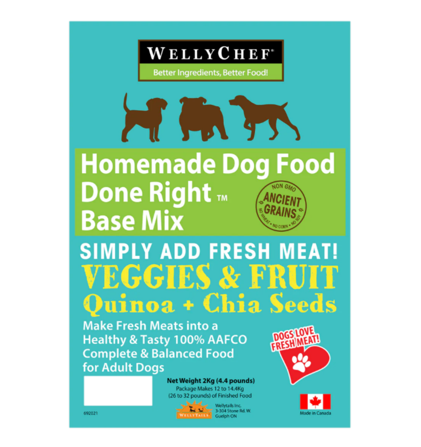 WellyChef Dog Food Base Mix