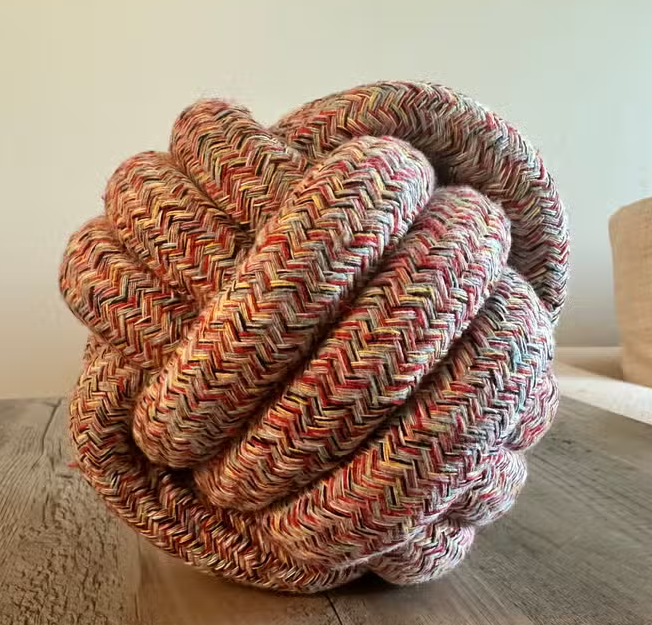 Knotty Pawz Sustainable Handmade Large Rope Ball