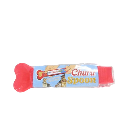 Packaged Churu Spoon with cartoon characters on a white background