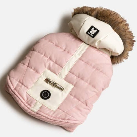 Silver Paw Ava Puffer Jacket - Pink