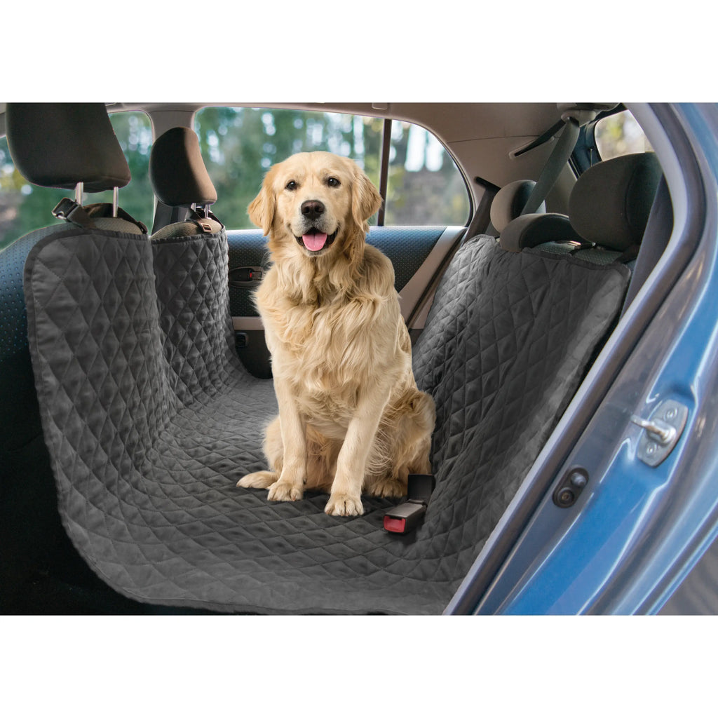 Quilted Microsuede Car Seat Pet Hammock