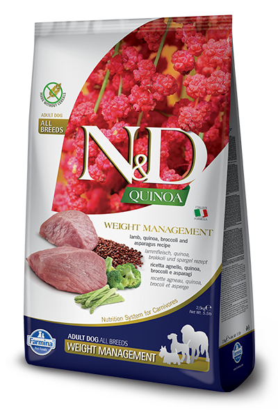 N&D Quinoa Weight Management Lamb Adult Dog by Farmina