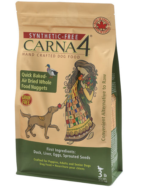 Carna4 Hand Crafted Dog Food - Grain-Free Duck