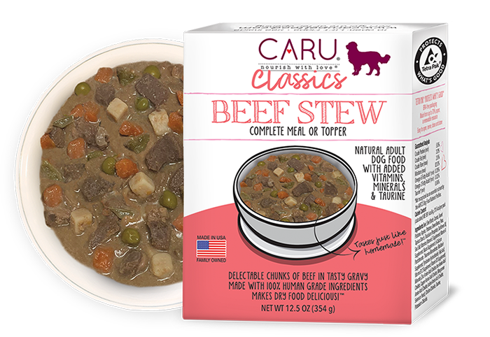 Caru Classics Real Beef Stew for Dogs