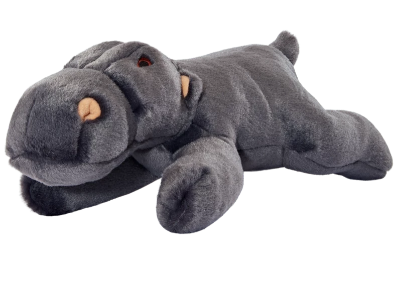 Helga the Hippo Plush Toy by Fluff Tuff MollyWagz Pet Boutique