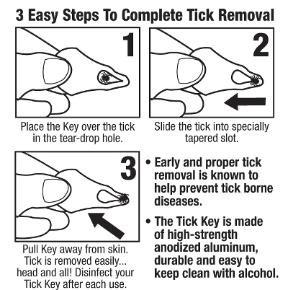 Original Tick Key - Tick Removal Tool