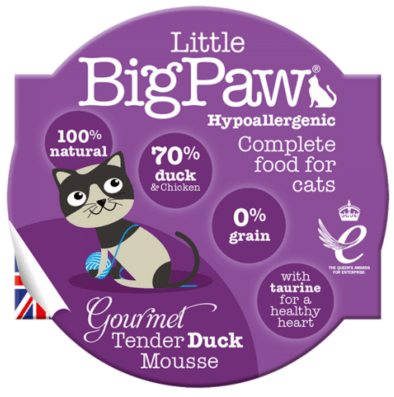 Little BigPaw Gourmet Duck Mousse For Cats