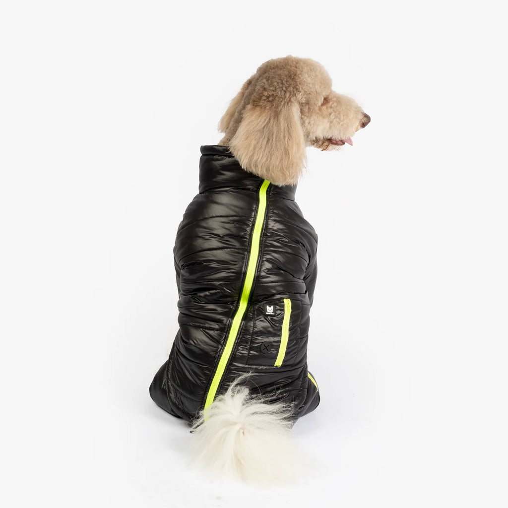 Full Body Black Dog Snowsuit