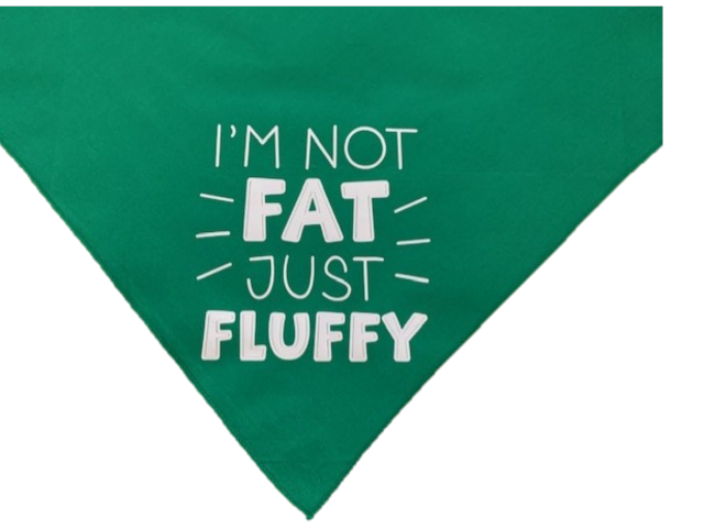 I'm Not Fat Just Fluffy Bandana