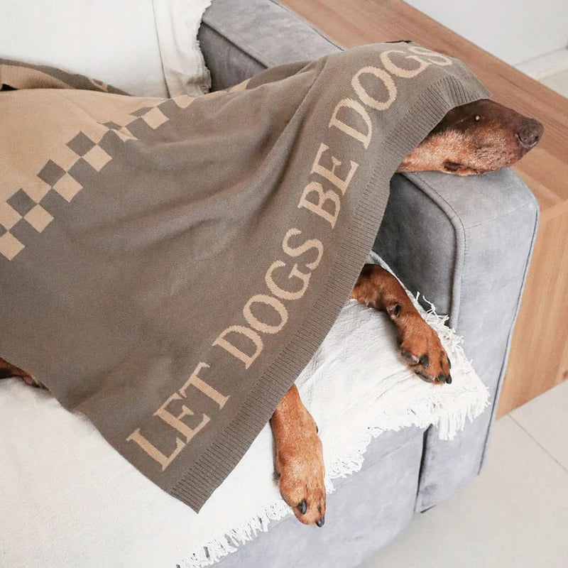 Lambwolf Collective Let Dogs Be Dogs Blanket