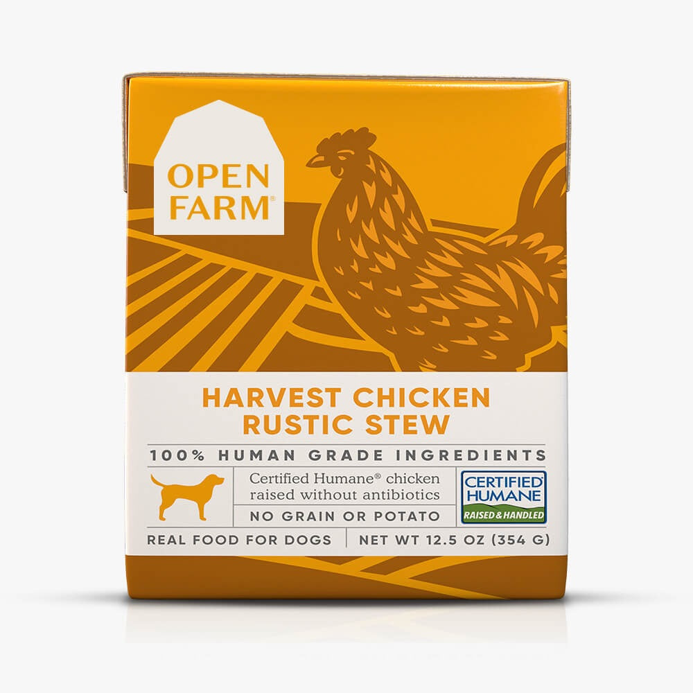 Open Farm Harvest Chicken Rustic Stew Wet Dog Food 12.5 oz