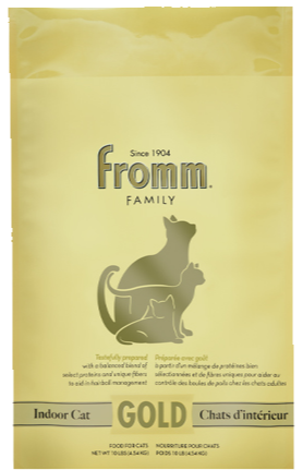 Fromm Gold Indoor Adult Hairball Formula Cat Food MollyWagz Pet
