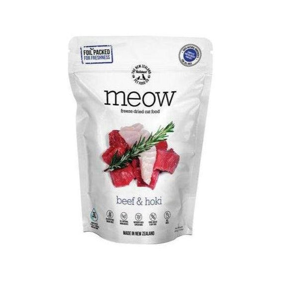 Meow Freeze Dried Raw Beef & Hoki - 50g