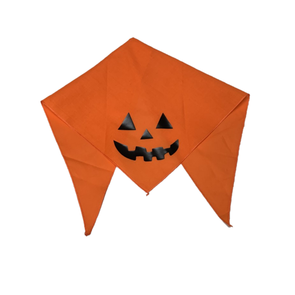 Pumpkin Jack-O-Lantern Bandana