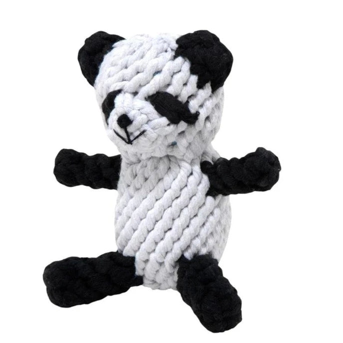 Petey the Panda Rope Dog Toy