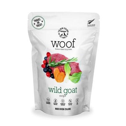 Woof Freeze Dried Raw Wild Goat Dog Food